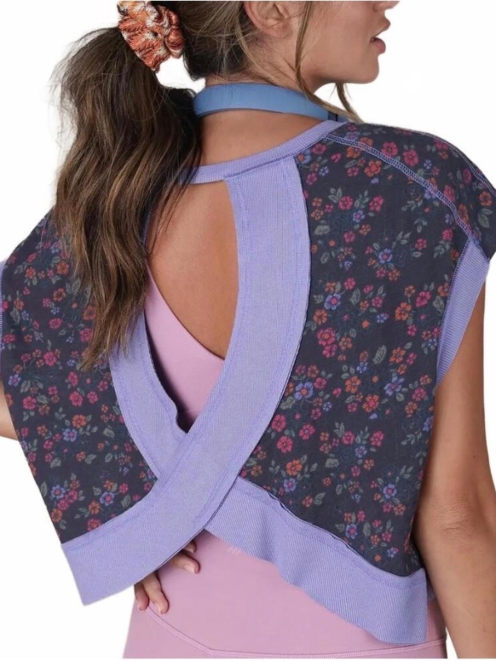 Cut It Out Tee - Charcoal Wildflowers